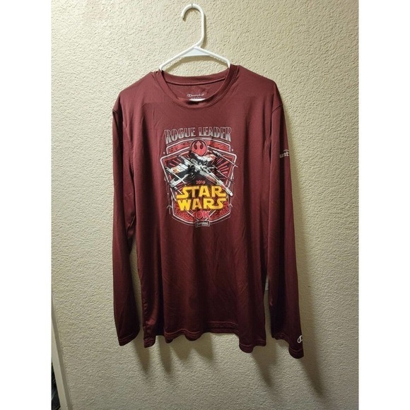 Run Disney Star Wars The Light Side 10K 2016 Champion Shirt Large - Picture 2 of 9
